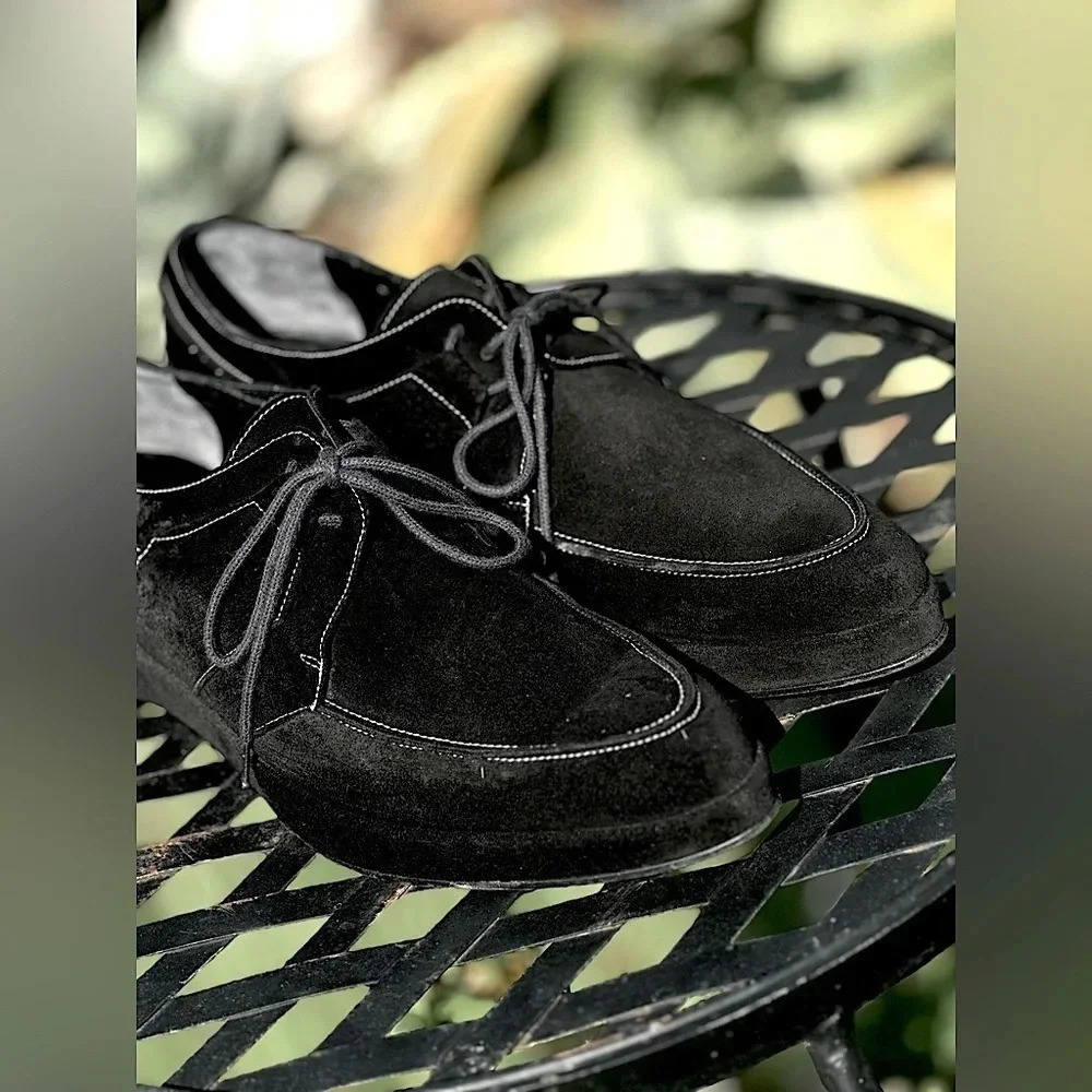 Robert Clegerie — Suede Platform Loafers - Picture 2 of 3